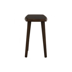 Modern Solid Wood Small <b>Stool</b> Modern Walnut Finish Low Seating Bench Multi-Functional Wooden <b>Step</b> <b>Stool</b> for Home and Kitchen - Product Image 2