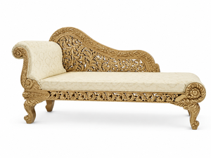Sofá de pavo real de metal de latón para boda, sofá Chaise de último diseño, sofá de pavo real, nuevo sofá de madera moderno para boda al por mayor, EE. UU. - Product Image 4