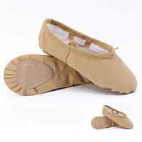 Zapatos de Ballet Suaves para Niñas y Mujeres, Unisex, al por Mayor, Baratos, de Fábrica, OEM, Muestra Gratis, Cuero Genuino, Color y Logotipo Personalizados, Hechos a Mano