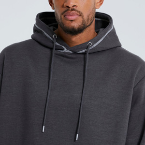 เสื้อฮู้ดดี้ผู้ชายสไตล์โมเดิร์น ผ้าคอตตอนผสม ระบายอากาศได้ดี น้ำหนักเบา เหมาะสำหรับการออกกำลังกายที่ยิมและการสวมใส่ลำลองอย่างมีสไตล์ - Product Image 6