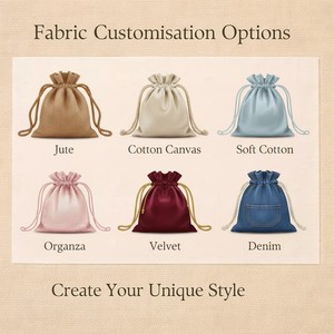 Reusable Cotton <b>Canvas</b> Packaging Pouches Potli for Packing Jewelry Cosmetics Apparel and Gift Packaging Needs - Product Image 6