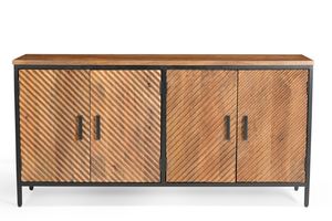 Aparador con Paneles Acordonados y Estilo Moderno de Mediados de Siglo para Sala de Estar - Product Image 2