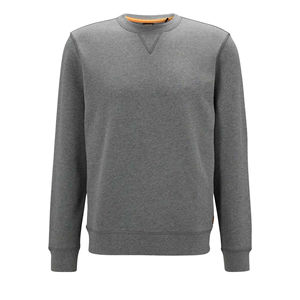 Sweat-shirts personnalisés en gros pour hommes, coupe décontractée, gris, streetwear, tricotés, unis, décontractés, chauds pour l'hiver, faible MOQ, haute qualité - Product Image 2