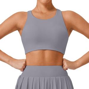 Custom Women Crop Top Sports <b>Bra</b> Hollow Out High Impact Gym Yoga Fitness Workout <b>Bra</b> - Product Image 3