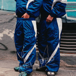 Ensemble de survêtement décontracté oversize en coton respirant et écologique, pantalon de jogging ample, coupe-vent deux pièces - Product Image 5