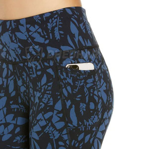 Leggings de yoga con diseño de logotipo personalizado, cintura elástica, venta directa de fábrica, ropa de gimnasio, servicio OEM. - Product Image 5