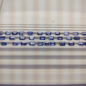 แทนซาไนต์สีน้ำเงินธรรมชาติ 6x4 มม. ทรงแปดเหลี่ยม คุณภาพดีที่สุด ผ่านการอบความร้อน สำหรับทำเครื่องประดับ - Product Image 1