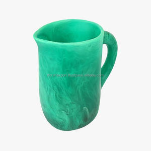 Pichets en résine classiques PEARL fabriqués à la main motif de noël moderne cruche chope abstraite tasses en gros maison hôtel utilisation cadeaux - Product Image 4