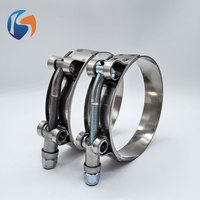 Collier de serrage en T robuste pour tuyau, en acier inoxydable 304