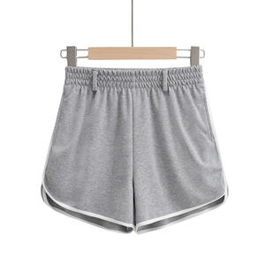 Shorts de sport décontractés pour hommes en coton 100% uni, séchage rapide, anti-plis, anti-UV, écologiques, respirants, pour la plage et la gym - Product Image 2