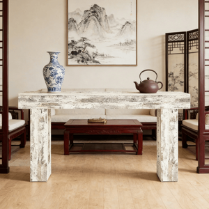 Consolle Lunga Moderna di Lusso in Legno Massello, Arredamento Contemporaneo per Ingresso, Appartamento o Soggiorno d'Hotel - Product Image 6