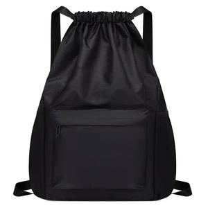 Hot Sale Customized logo Size Silk Gym Backpack 420d Polyester Nylon <b>Drawstring</b> Backpack <b>Bag</b> Sports <b>Waterproof</b> Custom - Product Image 4