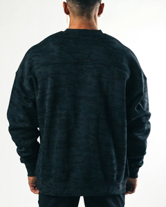 Sweat-shirts en molleton surdimensionnés pour hommes, tendance, 100% polyester, hiver, uni - Product Image 5