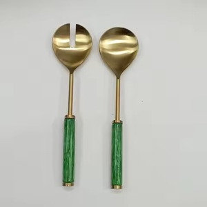 Kitchen Quality Metal <b>Salad</b> <b>Server</b> Set Stainless Steel <b>Salad</b> Serving Spoon Fork Kitchen Dining Table Use - Product Image 6