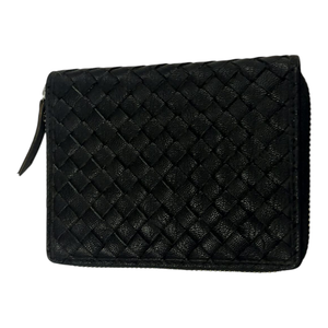 WRIZA Portefeuille court en cuir véritable pour femme |   Porte-cartes fin avec fermeture éclair anti-RFID, pochette à monnaie, organiseur de voyage - Product Image 5