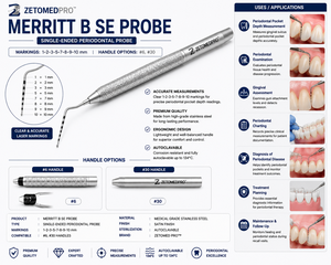 หัววัด Zetomed Pro Single-Ended Merritt B SE, พร้อมเครื่องหมาย 1-2-3-5-7-8-9-10 # 6, # 30) - Product Image 2