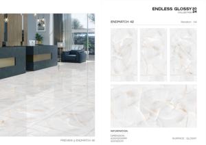 Baldosa de Porcelana Pulida de Lujo con Acabado Brillante, Formato Grande 600x1200, para Paredes y Pisos, Diseño Moderno para Interiores y Exteriores - Product Image 5