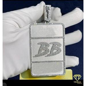 Exclusive <b>Initial</b> <b>Pendant</b> With Premium Moissanite Diamond Stones And Fashion Look - Product Image 5