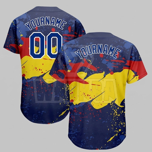 เสื้อเบสบอลทีมแบบสั่งทำพิเศษ ชุดกีฬาทนทานสำหรับการแข่งขันและการฝึกซ้อม - Product Image 2