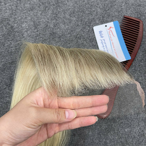 ผมตรงเวียดนามแบบปิดหนังศีรษะ สีออมเบรบลอนด์ ผมแท้บริสุทธิ์ ขายส่ง - Product Image 5