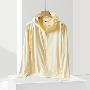 เสื้อกันแดดผู้ชายปี 2025 ขายส่ง ป้องกันแสงแดด UPF50+ น้ำหนักเบา ระบายอากาศได้ดี แห้งเร็ว ผลิตจากโพลีเอสเตอร์ ทรงหลวม มีฮู้ด ซิป - Product Image 6