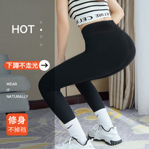 <span class=keywords><strong>Pantalon</strong></span> moulant taille haute pour femme, legging chaud, Super épais, 530 grammes, Fiber d'<span class=keywords><strong>alpaga</strong></span>, peluche, cachemire - Product Image 4