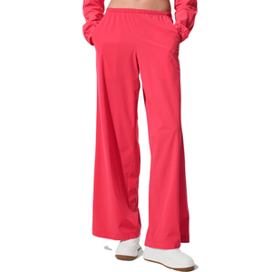 Conjunto de Pantalón Ancho y Chaqueta Corta con Cierre para Mujer, Conjunto de 2 Piezas, Ropa Deportiva Ligera y Elástica, Conjunto de Verano, Personalizado, OEM, Venta al Por Mayor - Product Image 4