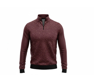 Gym Wear Sublimation Quarter Zip Jacket Manufacturer <b>Men</b> Women Youth Sportswear Quick Dry Team <b>Pullover</b> - Product Image 1