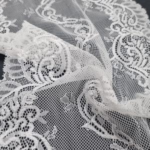 Cinta de Encaje Elástica Ligera con Diseño Floral Vintage de 22.5cm, Tejido de Nylon y Spandex para Vestidos de Novia, Lencería y Prendas de Vestir - Product Image 6