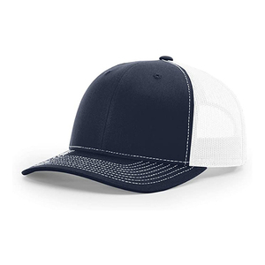 100% Cotton Custom Embroidery Logo Unisex Vintage 7-Panel Mesh Trucker <b>Hat</b> Baseball Cap Foam Mesh Snapback Most Popular Sport - Product Image 1