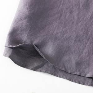 Camisa Casual Azul de Moda, Estilo Inglés, Cuello Alto, Camiseta Polo a Cuadros de Manga Larga para Hombre - Product Image 5