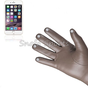 Guantes de Cuero de Moda de Nuevo Diseño, de Buena Calidad y al Mejor Precio, Guantes de Cuero Suaves y Cómodos Unisex Más Vendidos - Product Image 3