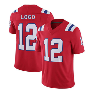 Camiseta Deportiva Transpirable Personalizada, Uniforme de Fútbol Americano, Impresión por Sublimación, Nombre y Número, Mangas Cortas, Talla Grande, 100% Poliéster - Product Image 2