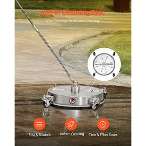 Idropulitrice per Superfici in Acciaio Inox da 4000 PSI con 4 Ruote e Attacco Rapido - Product Image 2