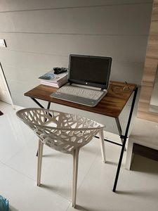 โต๊ะเรียนแบบพับได้ โต๊ะอเนกประสงค์ โต๊ะทำงานคอมพิวเตอร์ ประหยัดพื้นที่ ทำจากไม้ - Product Image 4