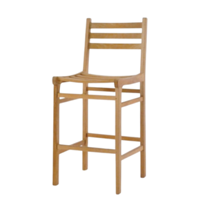 Furniture <b>Outdoor</b> Teak Wood Bar <b>Stool</b>, Simple Modern Design, Durable, Single Seat for Indoor/<b>Outdoor</b> Use - Product Image 2