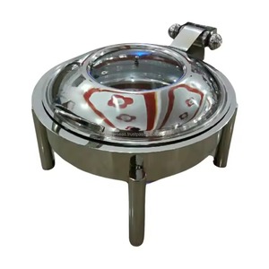 Olla de Acero Inoxidable Más Demandada con Tapa, Diseño Redondo Pulido, Asas Doradas, Estilo Moderno y Lujoso - Product Image 5