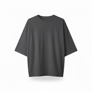 เสื้อยืดคอกลมผู้ชายไซส์ใหญ่ ผ้าฝ้ายถัก 100% แขนสั้น ใส่สบาย ทรงหลวม แฟชั่นฤดูร้อน - Product Image 1