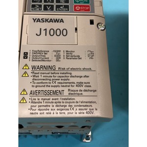 Yaskawa CIMR-JU2A0010BAA J Drive, VFD 2.0HP 8A - อุปกรณ์และอะไหล่เซมิคอนดักเตอร์ระดับโลกที่เชื่อถือได้ - Product Image 3