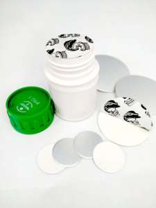 Couvercles intelligents Bouchon de micro-évent en aluminium et plastique (PE) résistants aux produits chimiques pour l'emballage industriel de bouteilles et la doublure de joint d'évent - Product Image 2