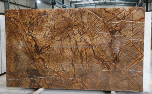 Bloques de mármol marrón de la selva tropical de calidad superior, losas combinadas con libros de piedra Natural India, el mejor precio, suelo de baño, paredes de cocina - Product Image 3