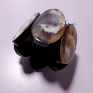 100% Natural Ox Horn <b>Beaded</b> <b>Bracelet</b> with Pearl Handcrafted Vintage Style Fashion Jewelry in India for Weddings or Gifts - Product Image 2