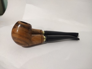 Pipe à fumer en bois faite à la main, forme naturelle, rustique, durable, objet d'art, objet de collection, pipe à cigares par Curio Craft India - Product Image 6