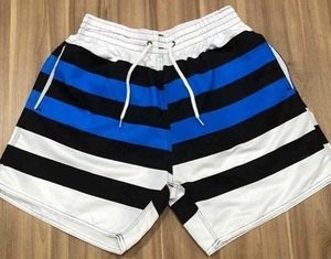 Unisex High Quality Denim Mesh Custom Shorts with Elastic Waist 100% Cotton Eco-Friendly Custom Logo & Design - Product Image 2