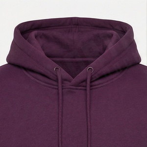 Sweat-shirt à capuche épais 500 g/m² en molleton de coton, coupe oversize, sans cordons, pour homme, vêtement chaud d'hiver - Product Image 4