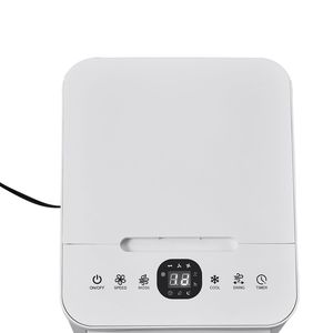 เครื่องปรับอากาศแบบพกพา 9 ลิตร 550 CFM พร้อมตัวควบคุมเวลา 12 ชั่วโมง รีโมทคอนโทรล พัดลมระเหย 3 ระดับ ทนทาน ใช้งานได้อย่างมีประสิทธิภาพ - Product Image 6