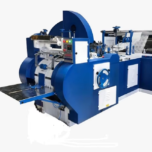 Máquina para Hacer Bolsas de Papel de Alta Velocidad Totalmente Automática BAGMAC, de Alta Resistencia, con Accesorio de Impresión en Color Marrón, para Plantas de Fabricación - Product Image 1