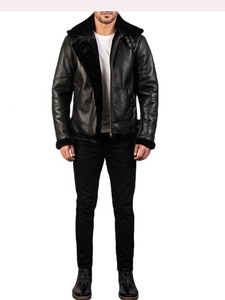 Chaquetas de cuero de vaca personalizadas para hombre, de alta calidad, talla grande, original - Product Image 6