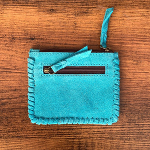 Monedero de cuero de ante de punto de bota de diseñador Popular multifuncional Mini monedero de cambio de billetera de cuero genuino occidental para mujer - Product Image 6