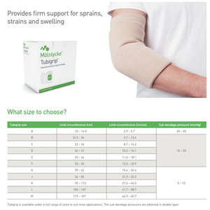 Mlnlycke TubiGrip 1m Pack Beige (Taille F) - Product Image 2